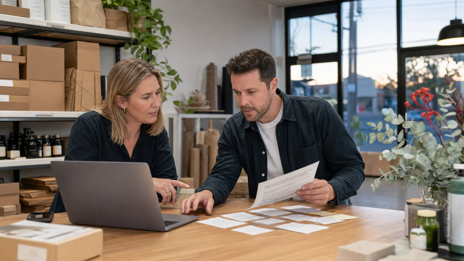 Australian ecommerce and wholesale operators review approved AI answers and repeated customer questions after hours.