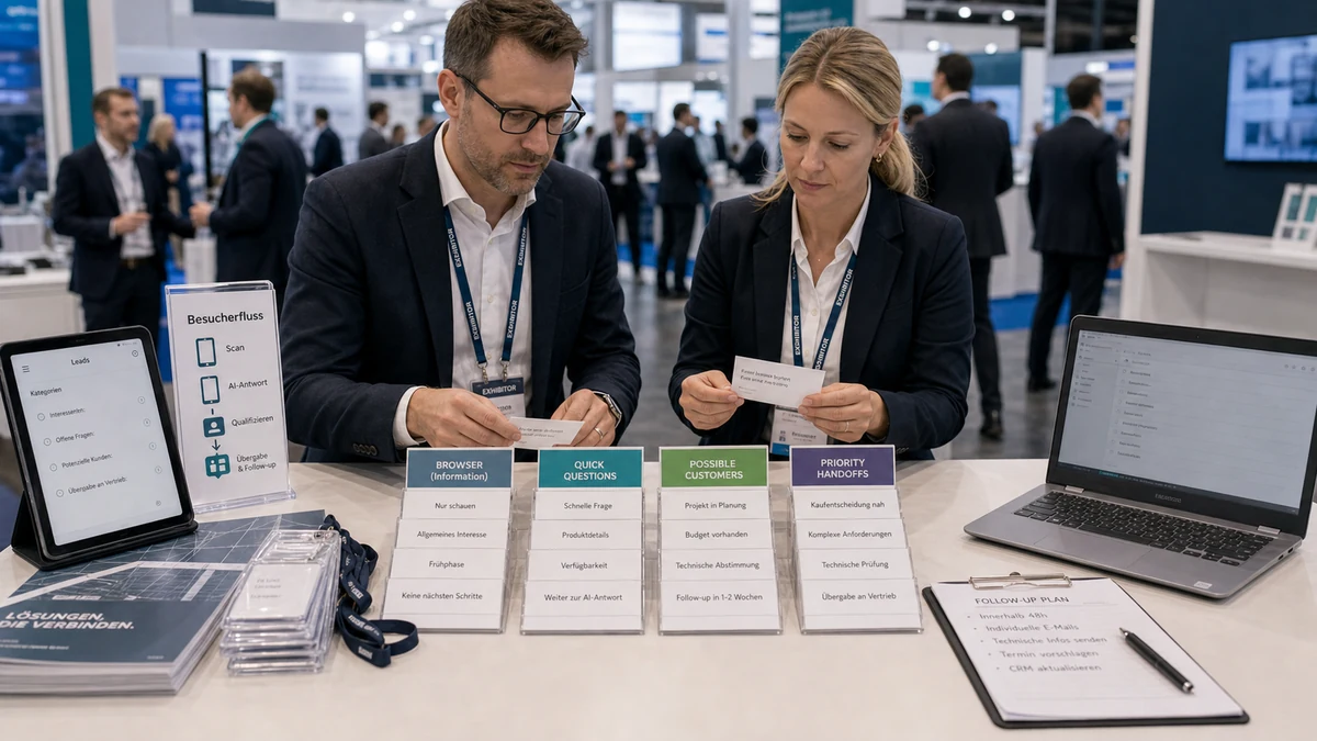 Vier Besuchergruppen für Priorität in der Messenachbereitung