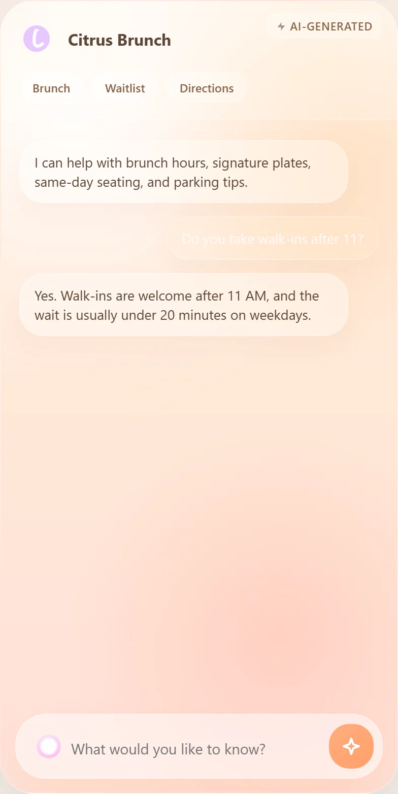 Citrus Brunch theme preview