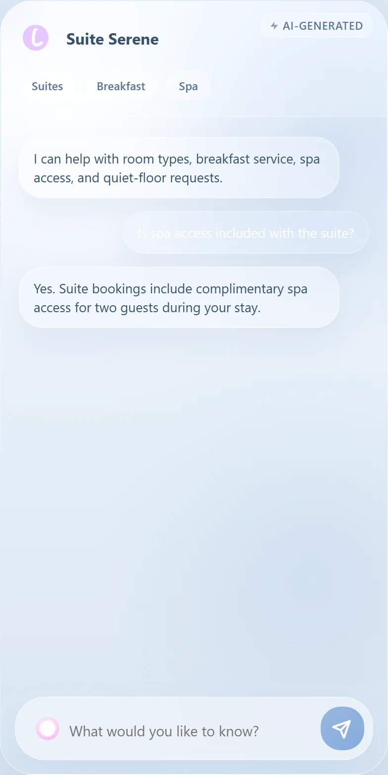 Suite Serene theme preview