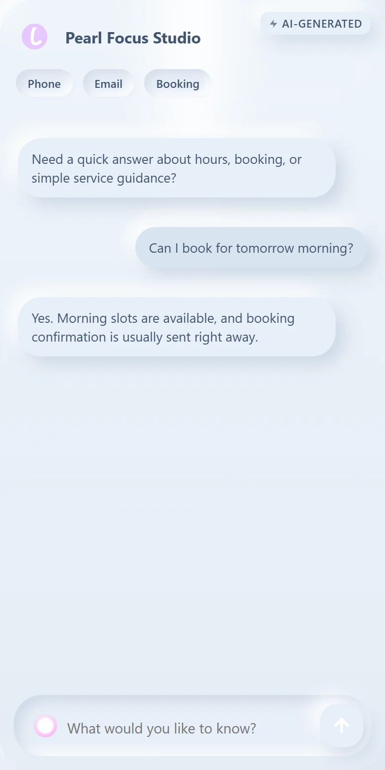 Pearl Focus theme preview